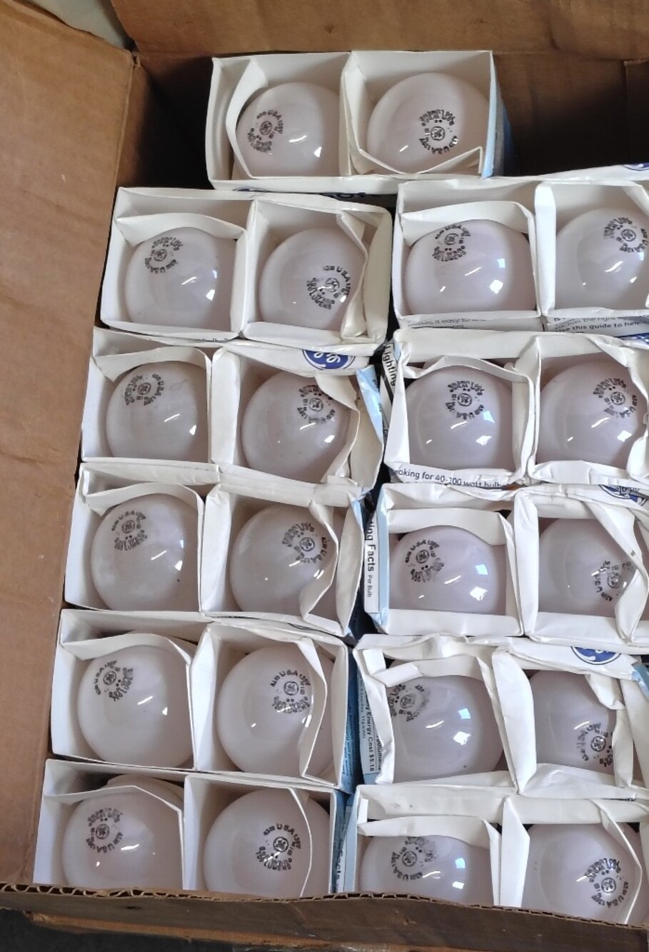 44 GE Soft White Light Bulbs 60W Replacement 43W Bulk Lot (11) 4-Packs New